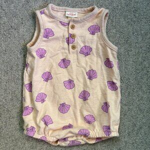 Cat & Jack Baby Shell Romper (6-9M)